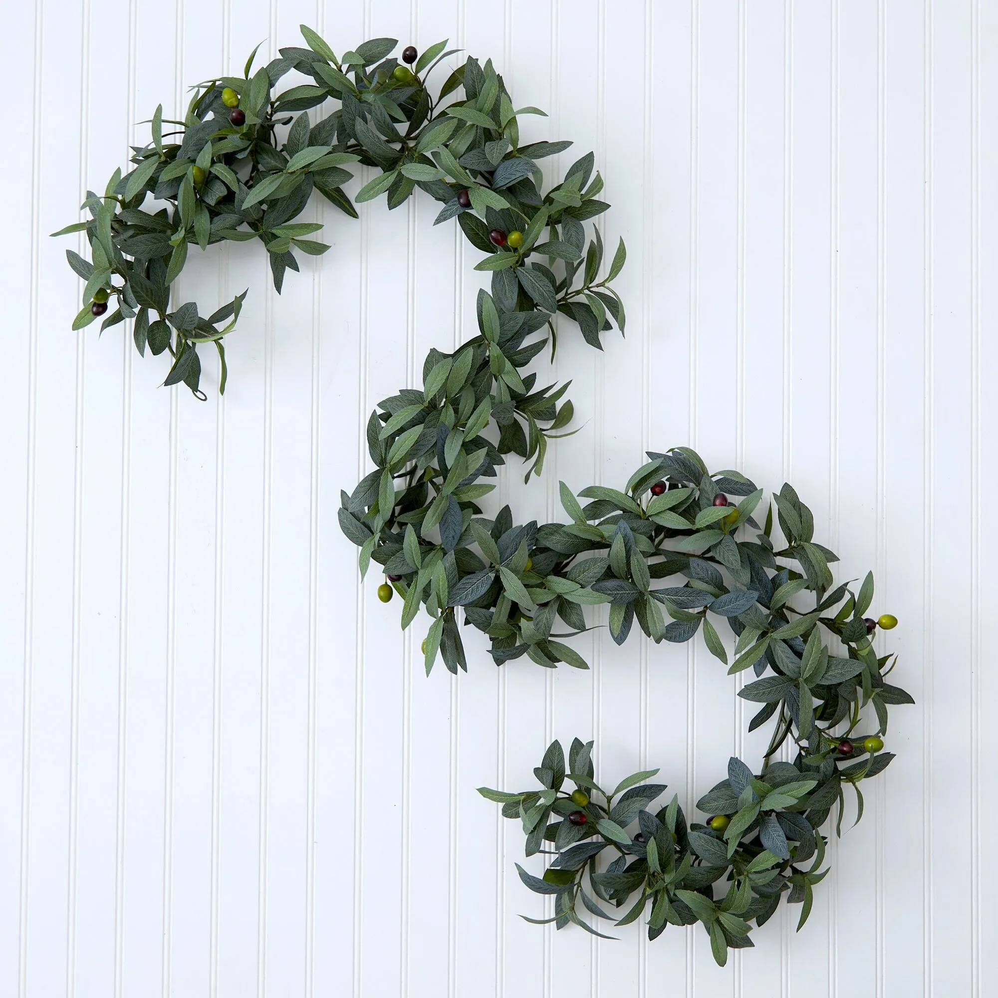 6.5’ Olive Artificial Garland