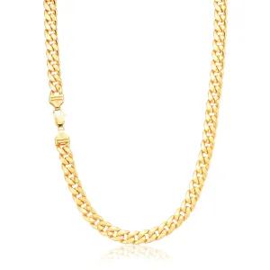 9ct Yellow Gold Silver Filled 55cm Curb 200 Gauge Chain