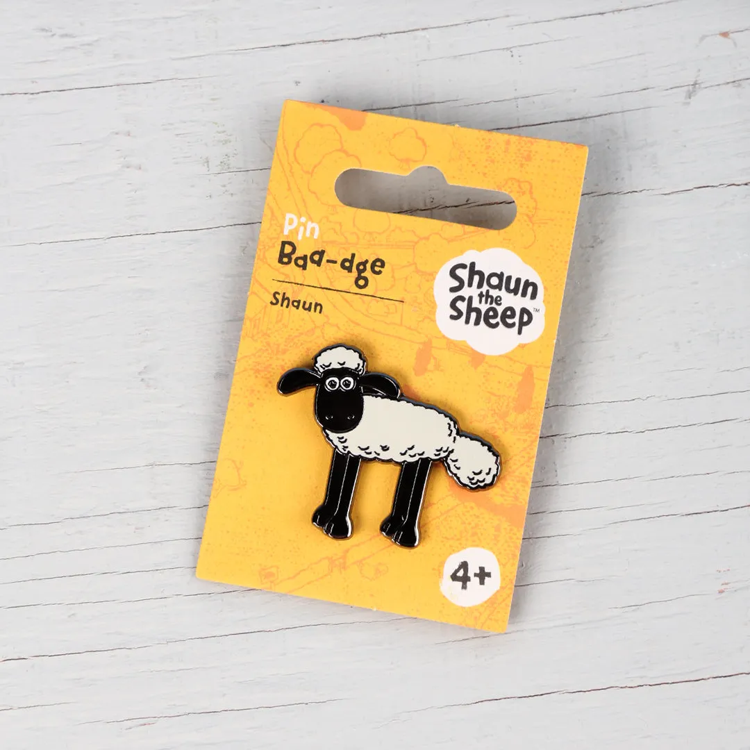 Aardman Character Enamel Wallace & Gromit, Morph and Shaun the Sheep Pin Badges