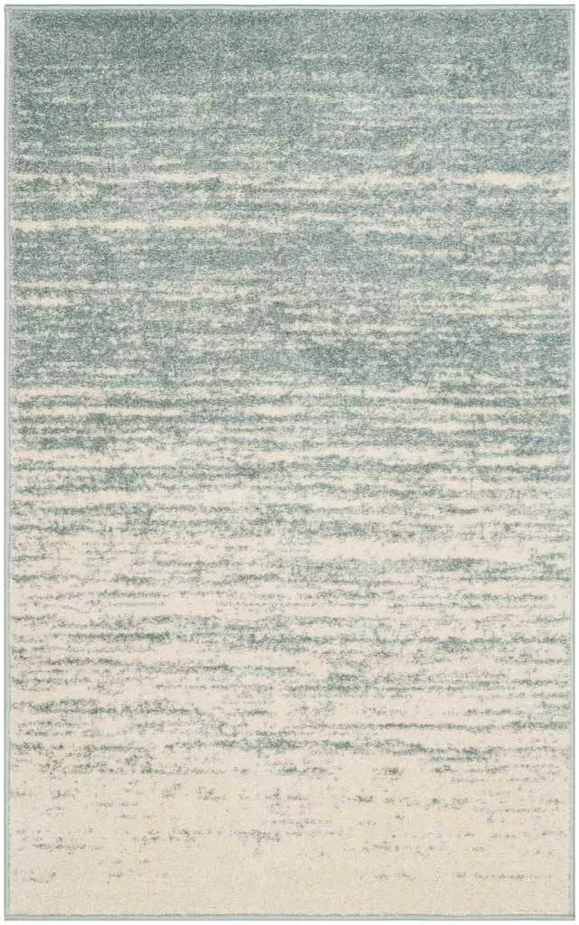 Adirondack Gradient Slate/Cream Area Rug