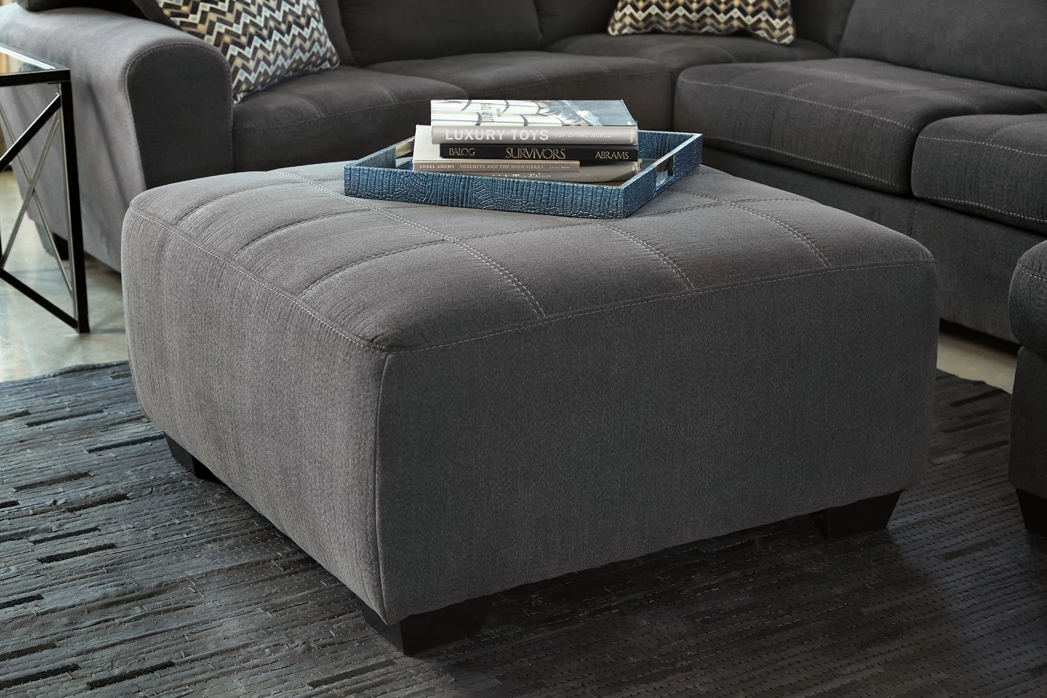 Ambee 3-Piece Sectional with Ottoman