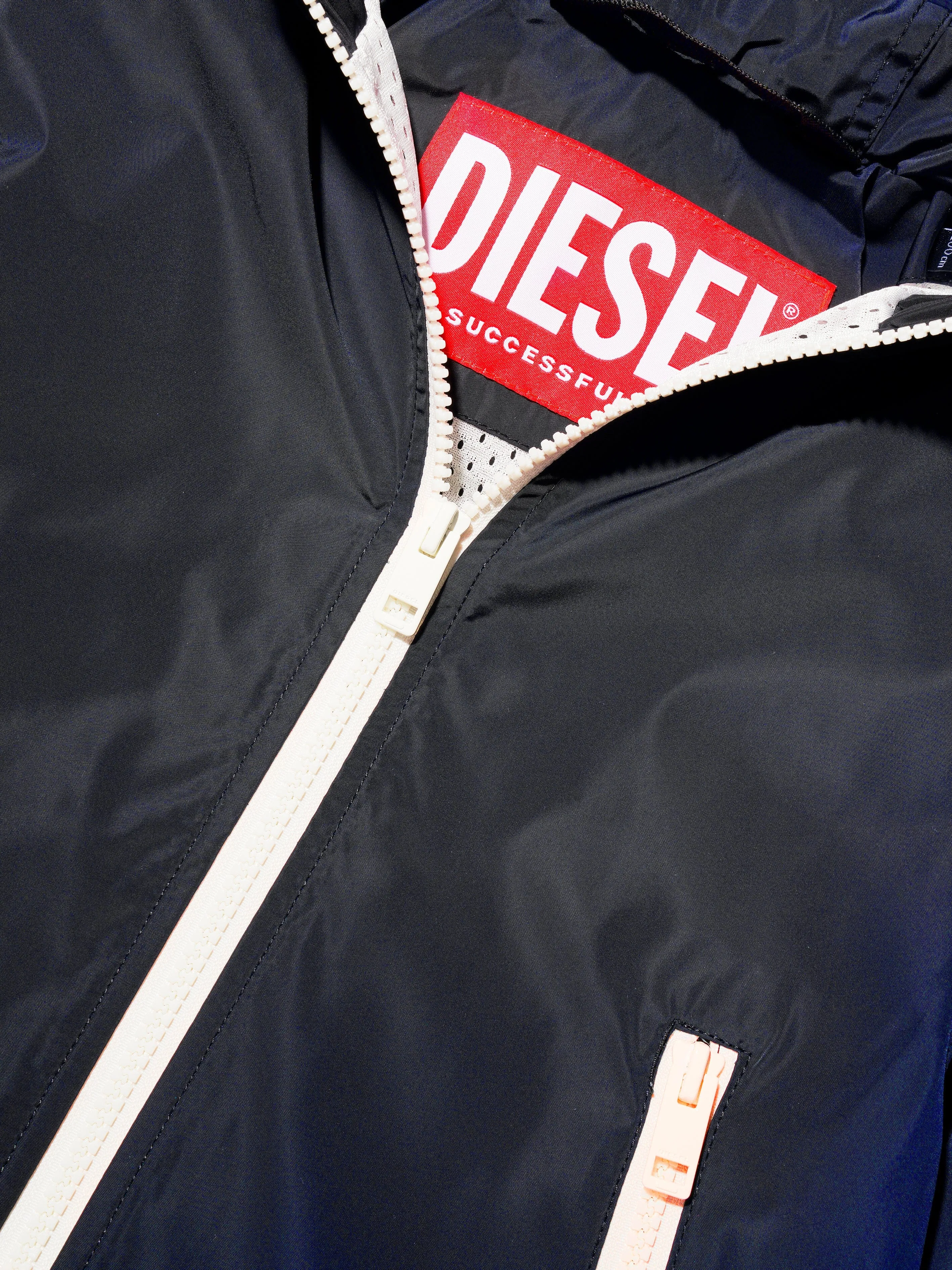 Diesel Kids Zip Up Jacket in Black