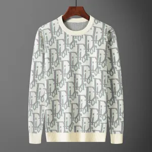 Dior Oblique motif Cream Sweater