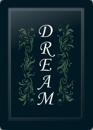 Dream Floral Vertical Sage Logo Panel