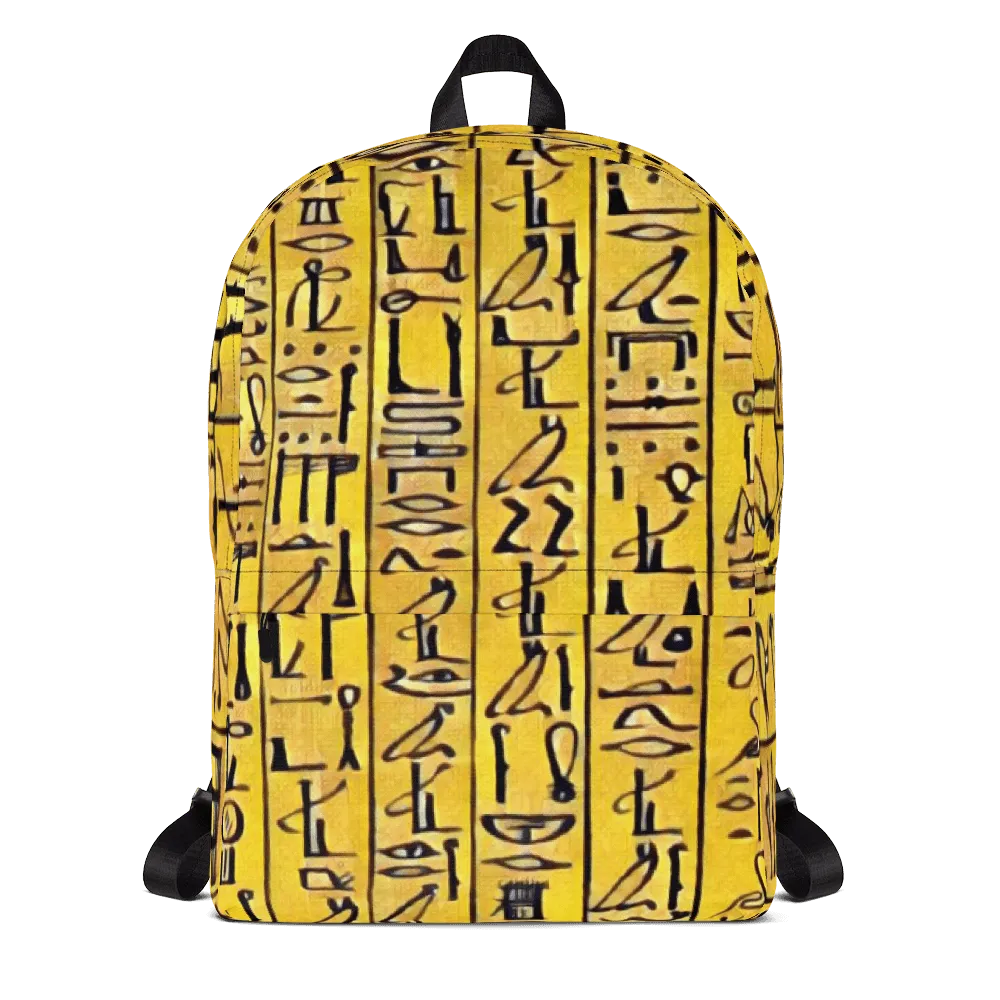 Egyptian Hieroglyhics Bookbag