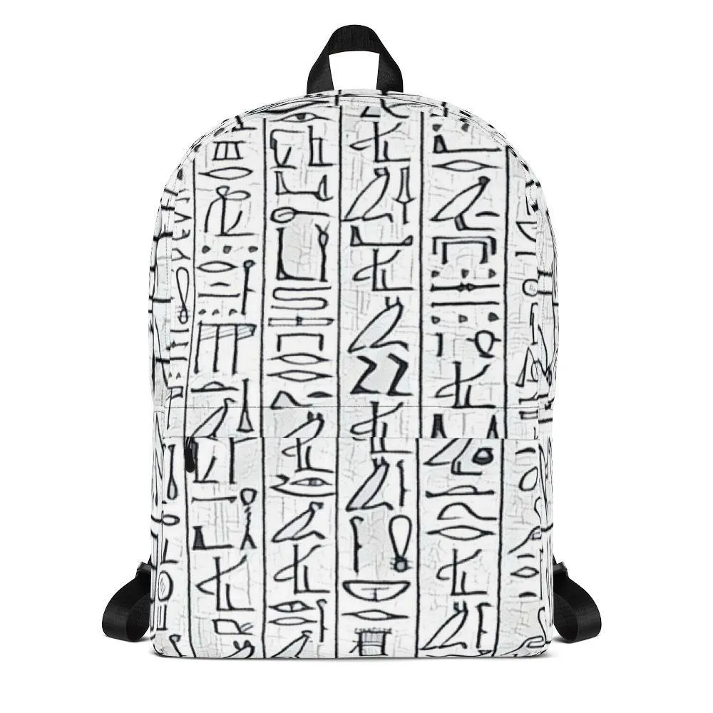 Egyptian Hieroglyhics Bookbag