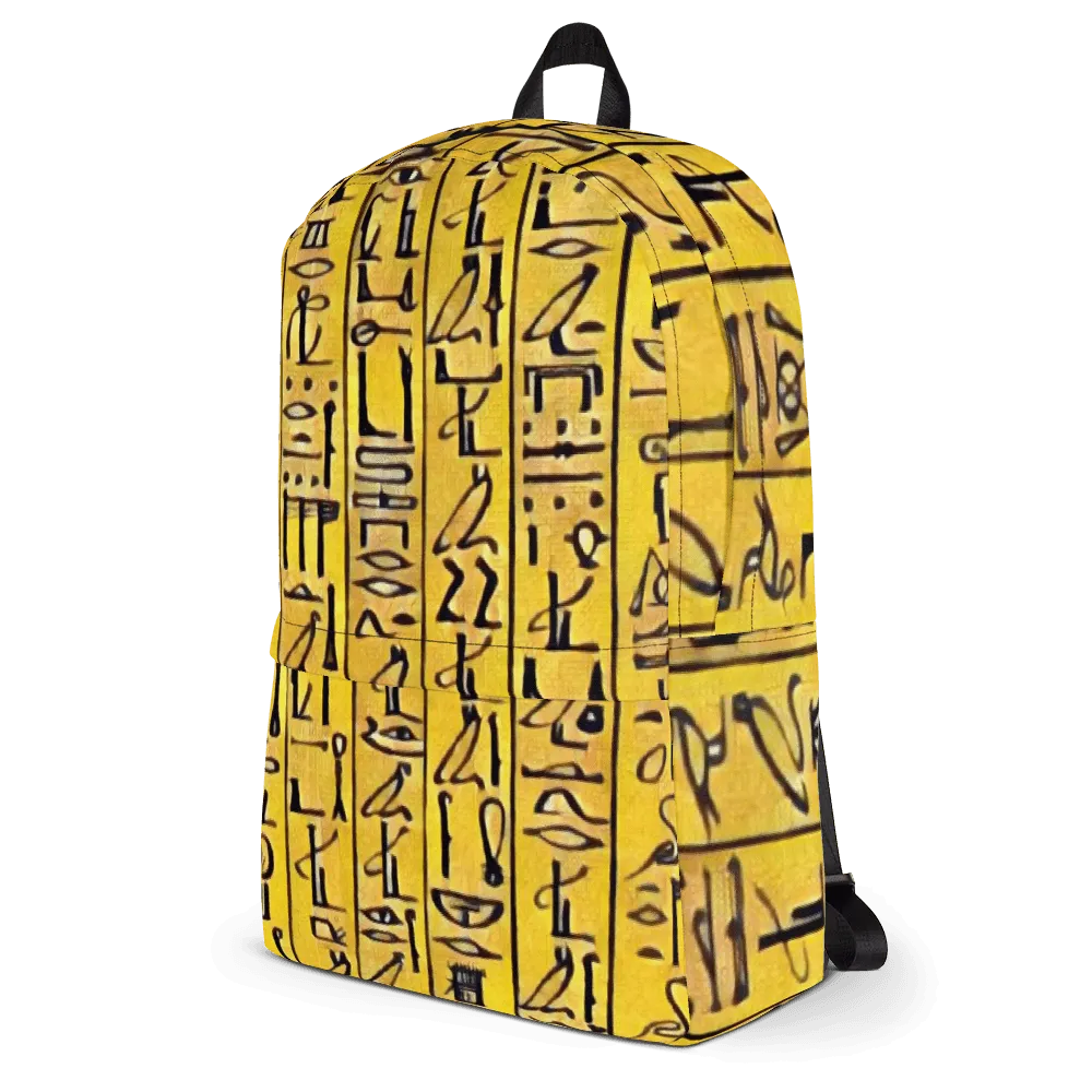 Egyptian Hieroglyhics Bookbag