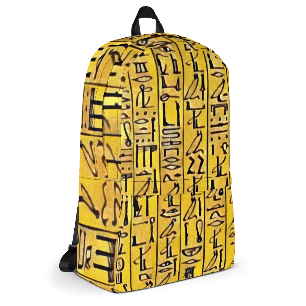 Egyptian Hieroglyhics Bookbag