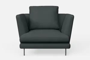 Faenza Armchair Slate Leather