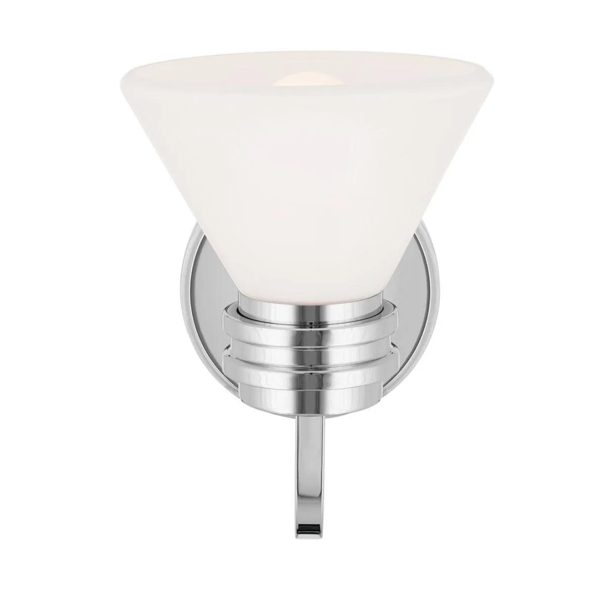 Farum 10 in. Armed Sconce Chrome Finish