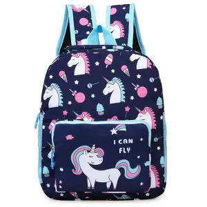 Flying Unicorn Backpack - Dark Blue