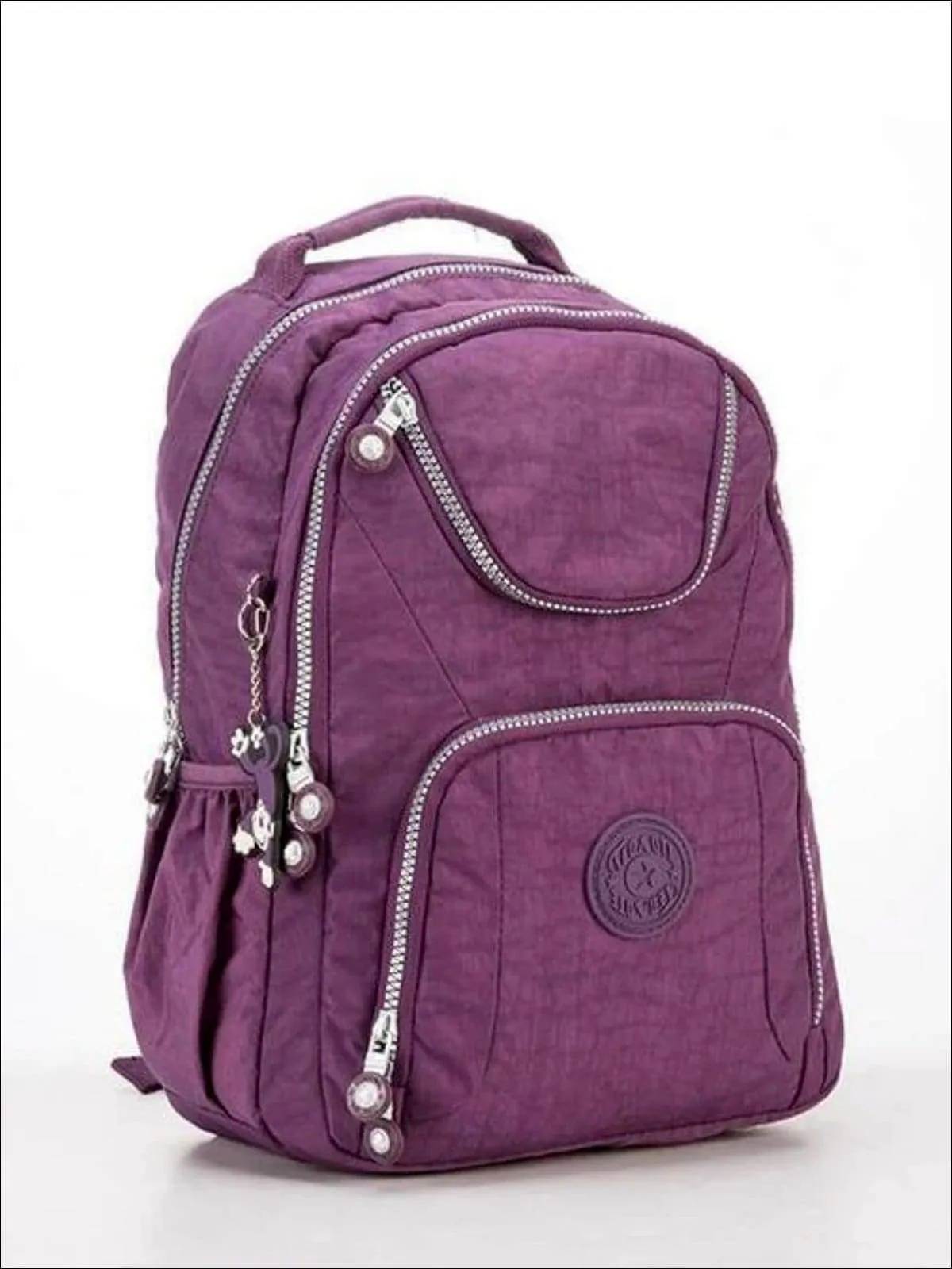 Girls 14.5" Kipling Inspired Nylon Backpacks