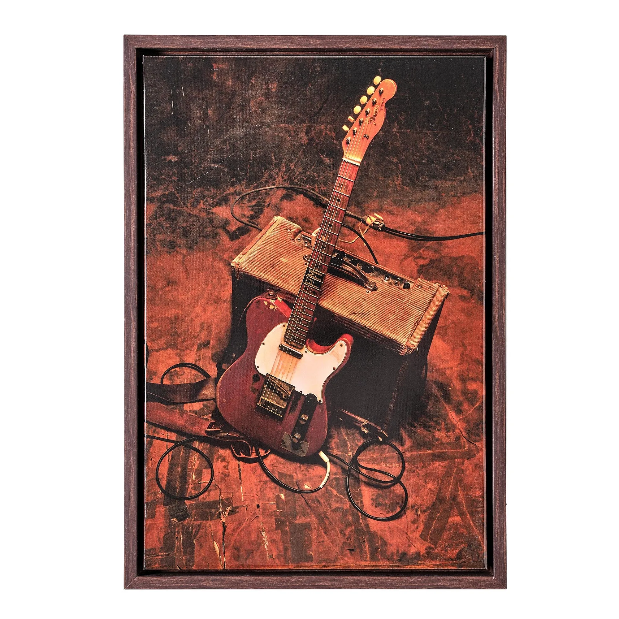 Grand Ole Opry Lacquer Guitar Canvas in an L Frame