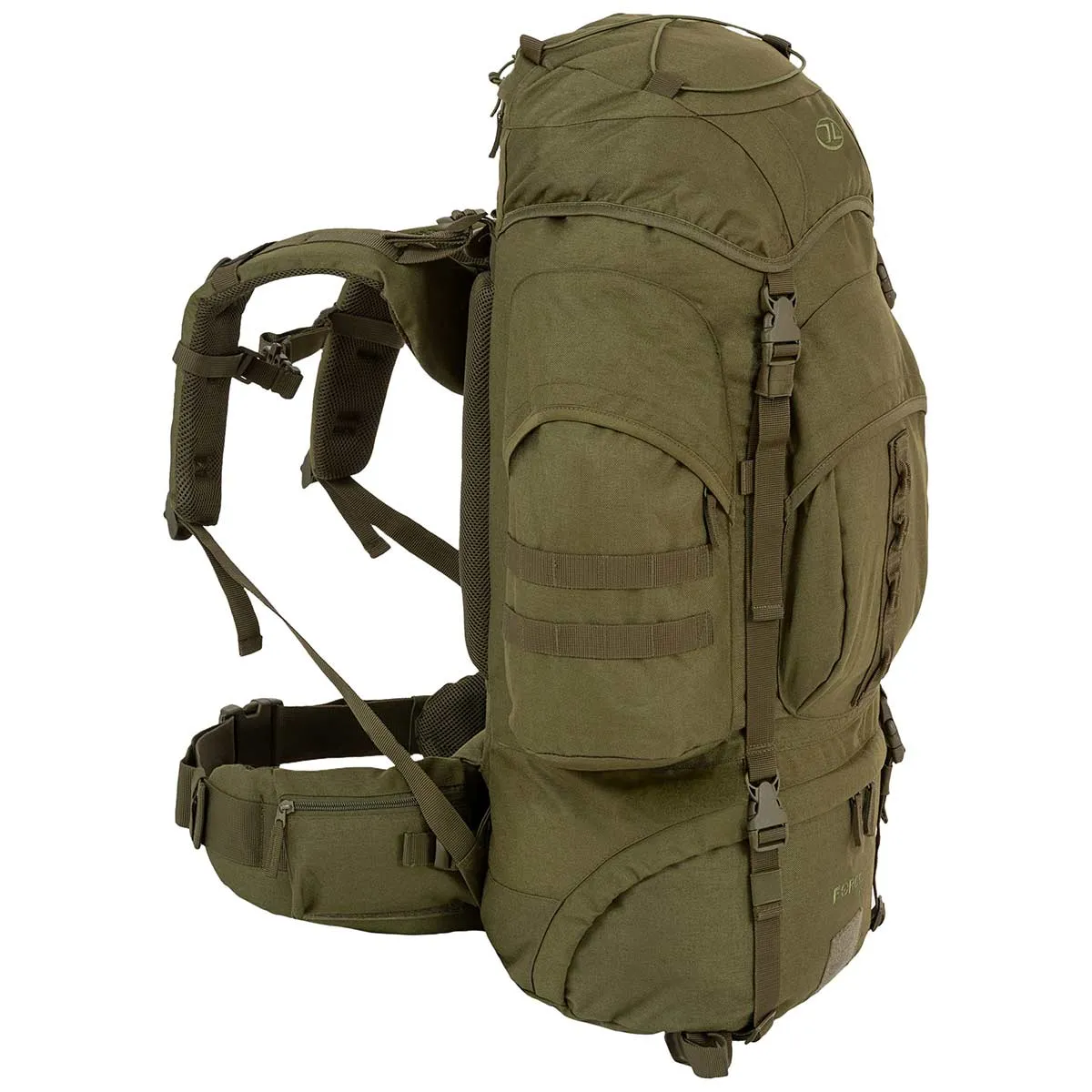 Highlander Forces 66L Rucksack Olive Green