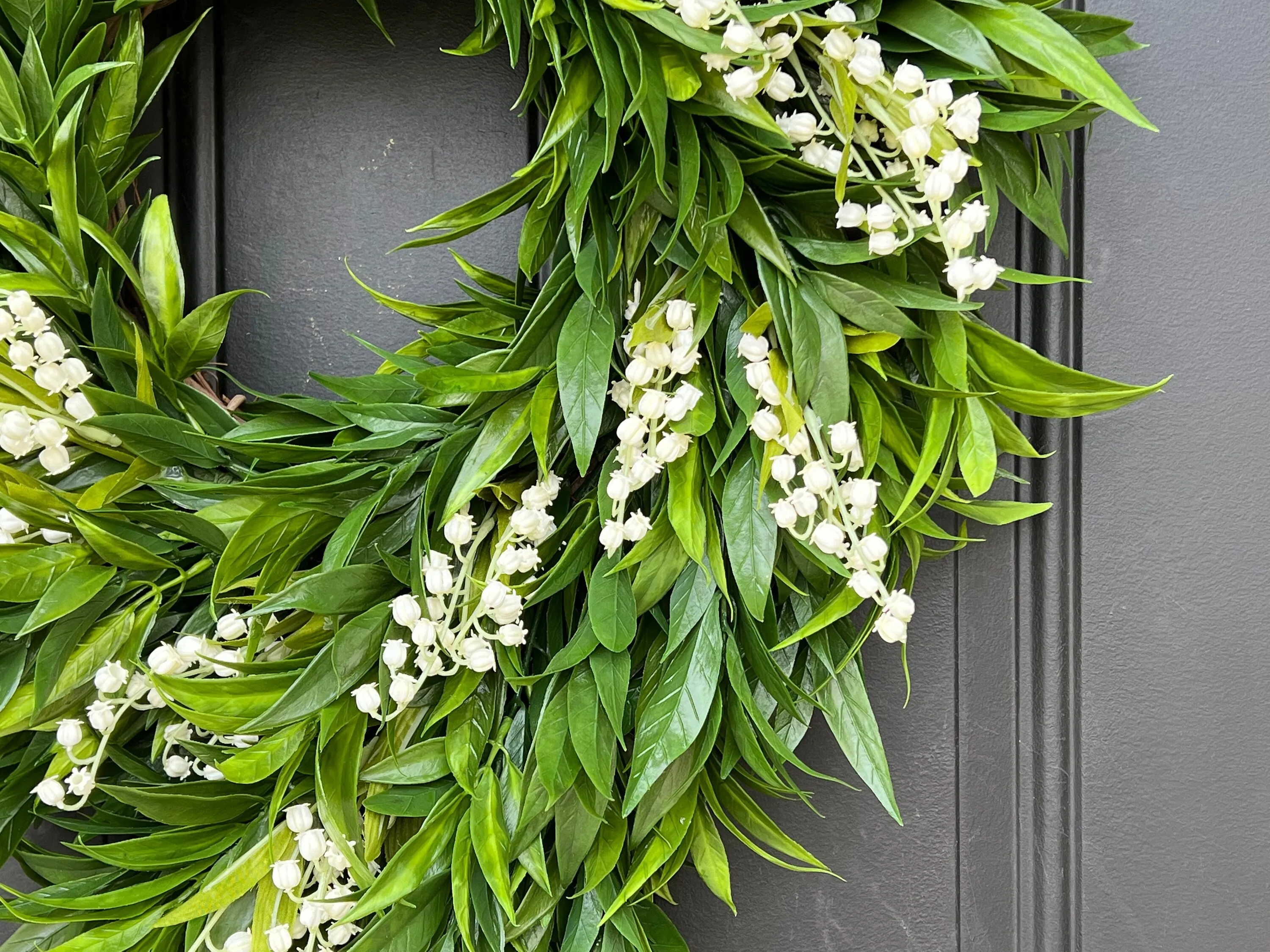 Lily of the Valley Cascading Wreath