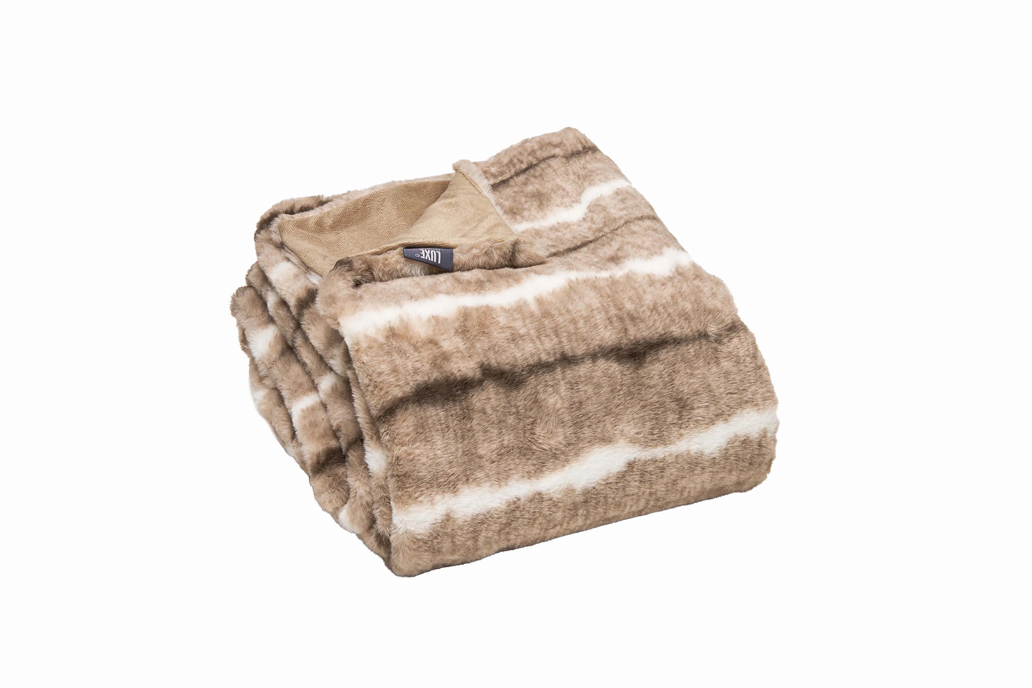 Luxe Home Decor Classic Faux Fur Throw-1-Piece