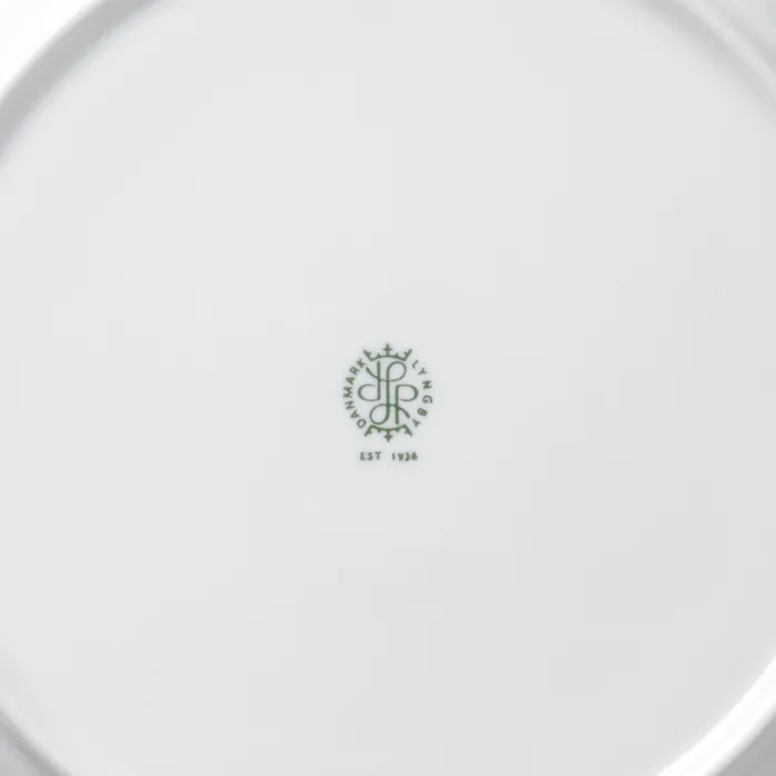 Lyngby Porcelæn Rhombe Plate Set, White, Ø: 9.1", 4 Pcs.