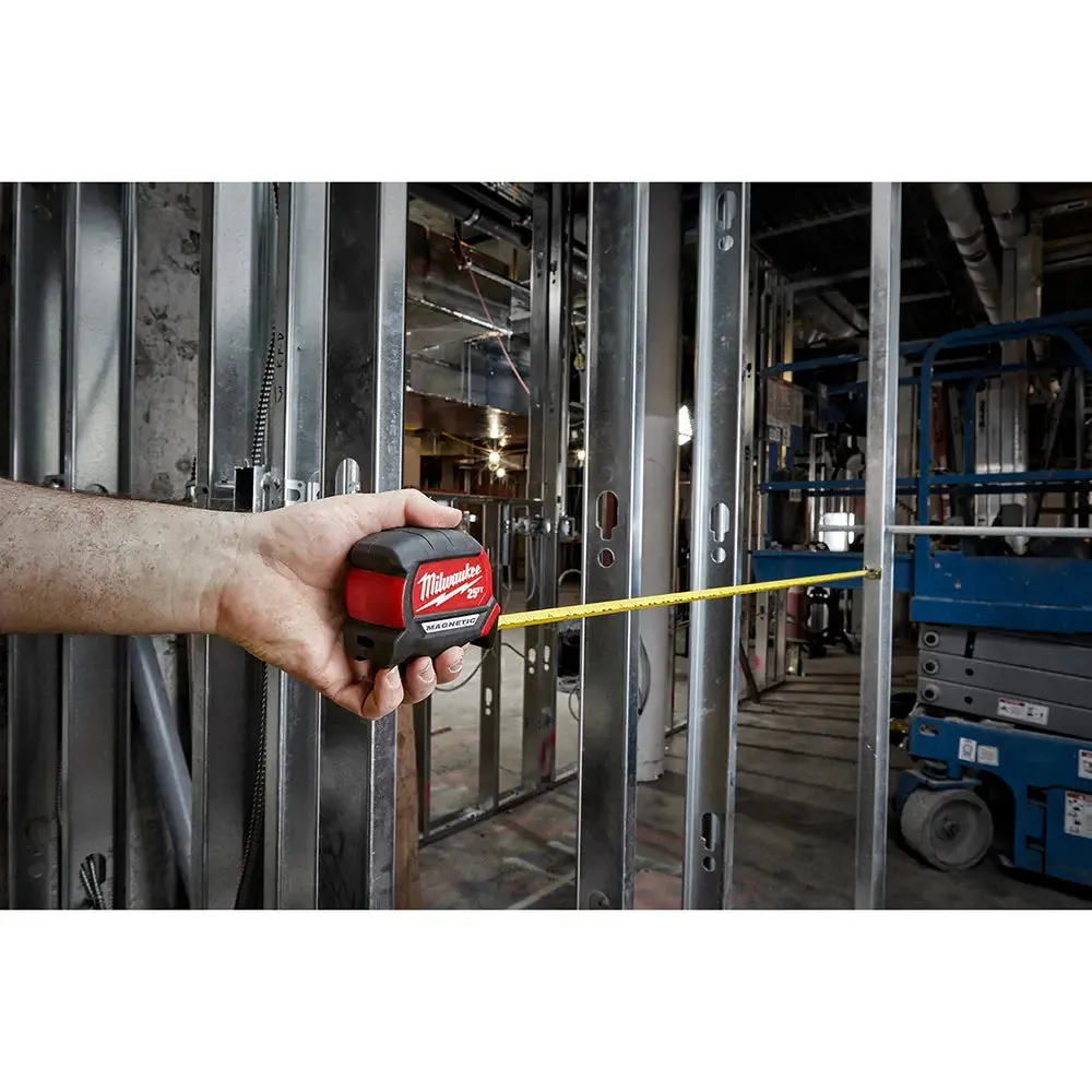 Milwaukee 25 ft. Compact Magnetic Tape Measure