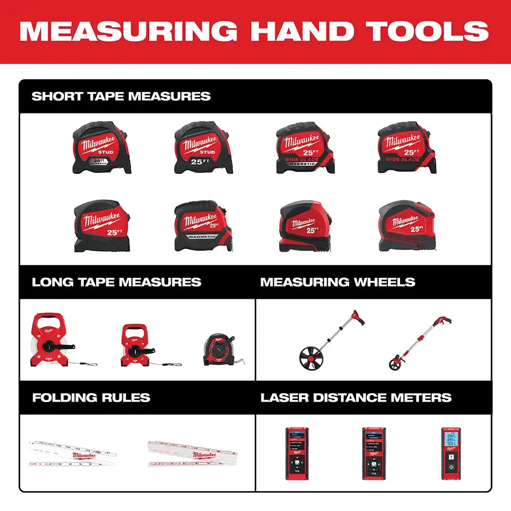 Milwaukee 25 ft. Compact Magnetic Tape Measure