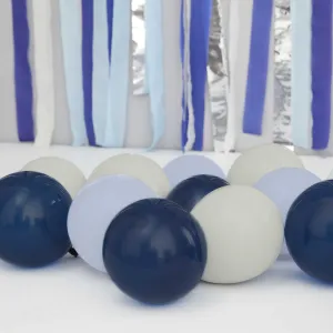 Navy, Blue and Grey Balloon Mosaic Balloon Pack