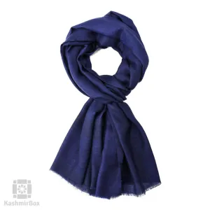 Navy Blue  Woolen Stole