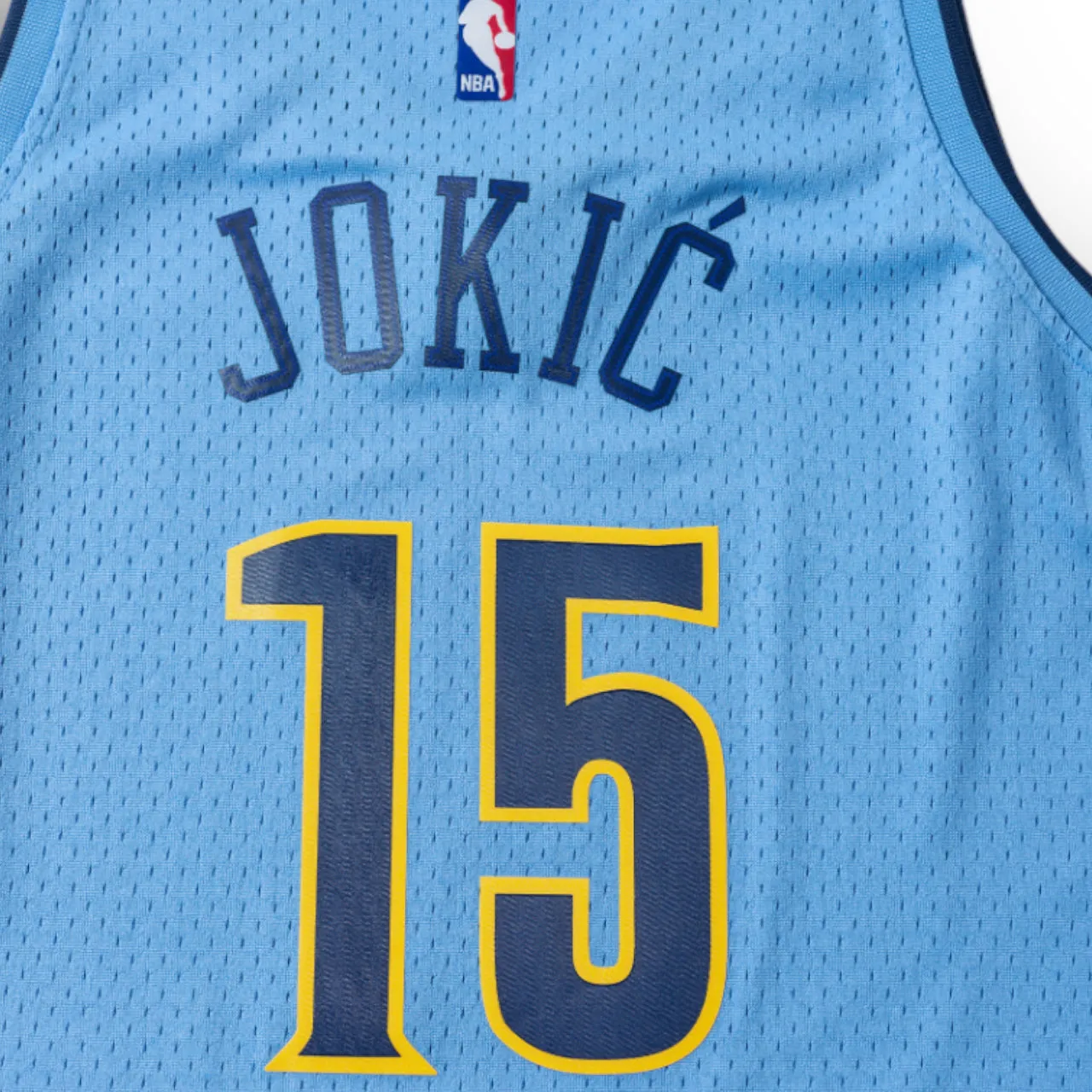 Nikola Jokić Denver Nuggets 2016-2017 Rookie Year Mitchell & Ness Swingman Away Jersey - Blue