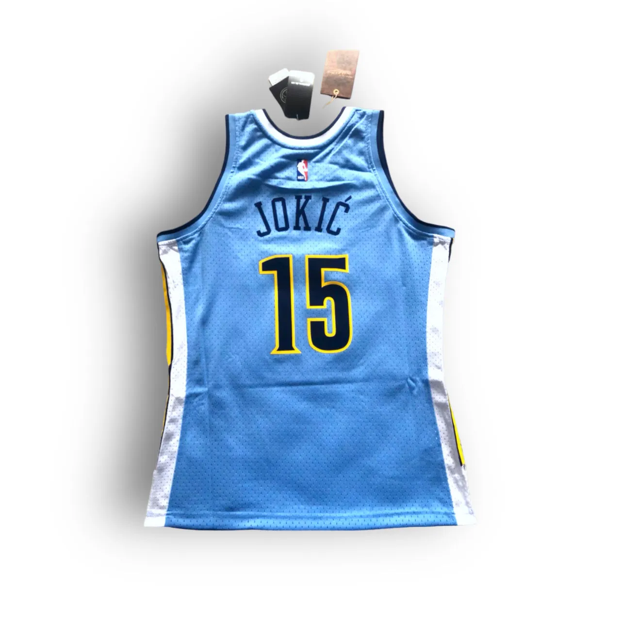 Nikola Jokić Denver Nuggets 2016-2017 Rookie Year Mitchell & Ness Swingman Away Jersey - Blue