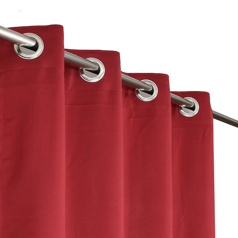 Nisha Blackout Curtain (Maroon) - Set Of Two