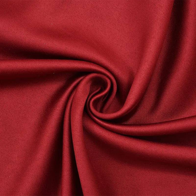 Nisha Blackout Curtain (Maroon) - Set Of Two