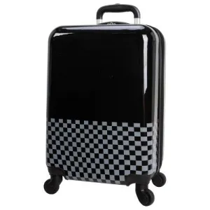 Open Box - Crckt Kids' Hardside Carry On Spinner Suitcase - Black/Gray