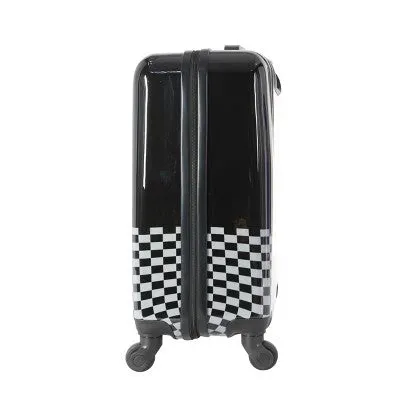 Open Box - Crckt Kids' Hardside Carry On Spinner Suitcase - Black/Gray