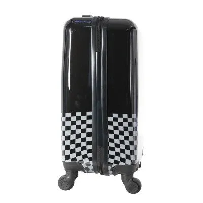 Open Box - Crckt Kids' Hardside Carry On Spinner Suitcase - Black/Gray