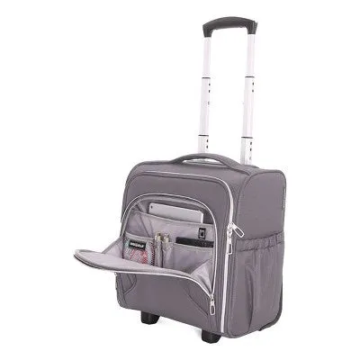 Open Box - SWISSGEAR Checklite 16" Carry On Underseat Suitcase - Black