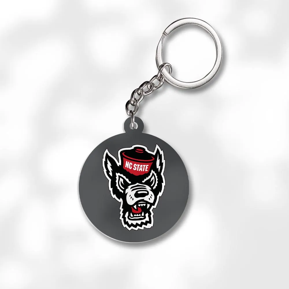 Pack 3 North Carolina State University Keychains