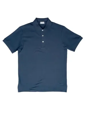 Pique Polo- Slate Blue