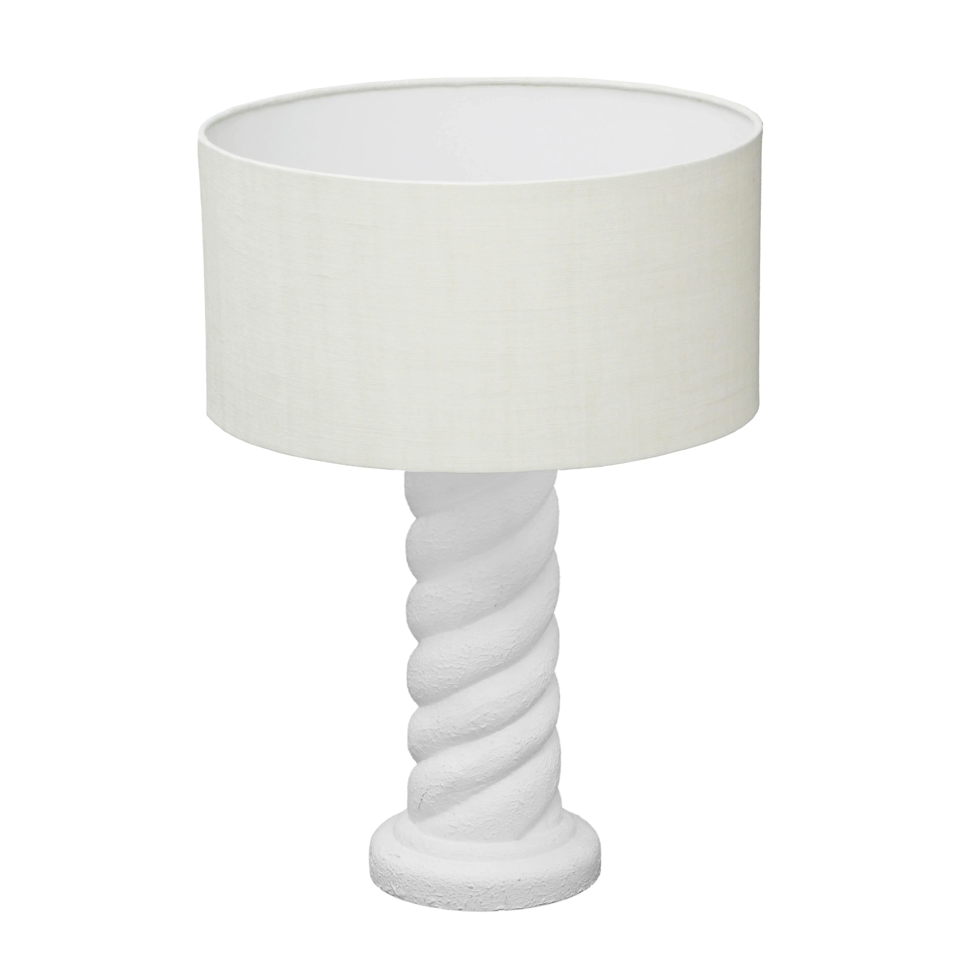 Rapunzel White and Cream Table Lamp