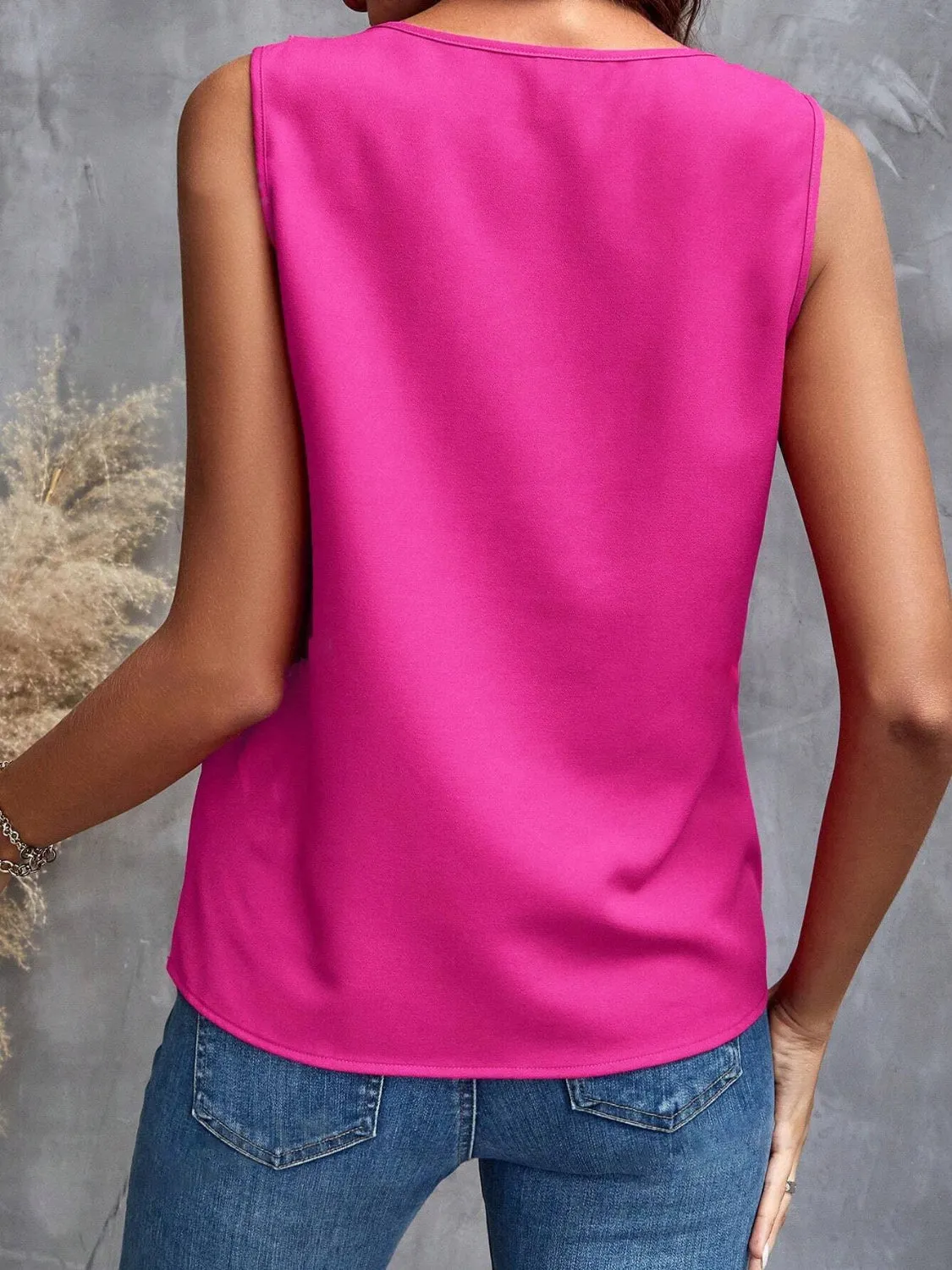 Ruffled V-Neck Top