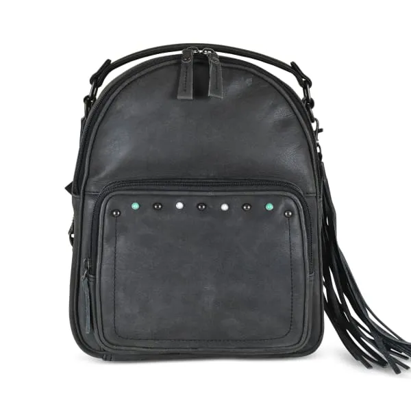 Sawyer Lockable Leather Backpack