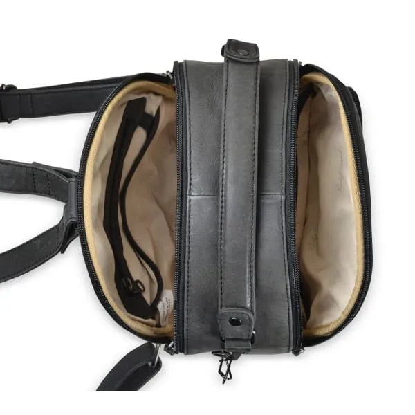 Sawyer Lockable Leather Backpack