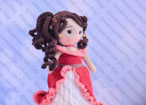 Teenager Princess. Princess Doll. Knitted Toy Patterns. Meemoodolls