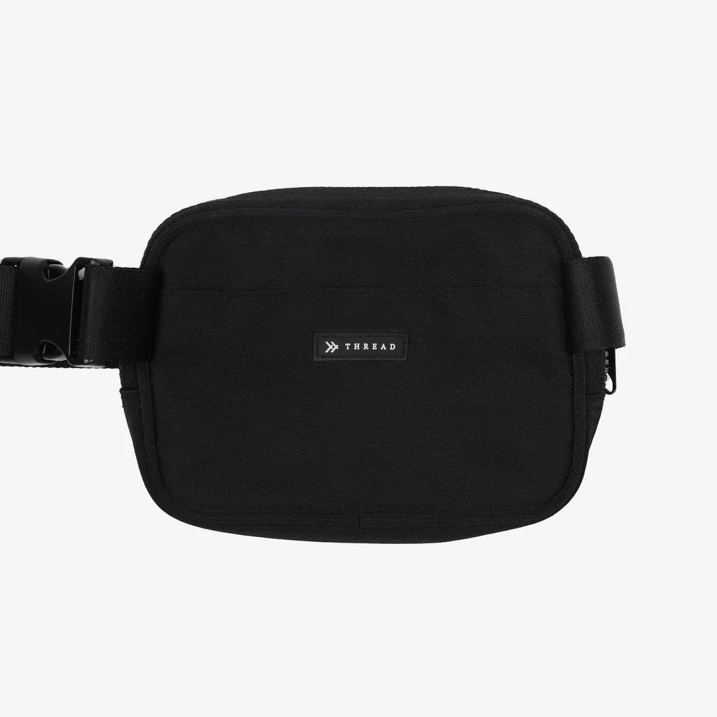 Thread Black Fanny Pack Bag - Black