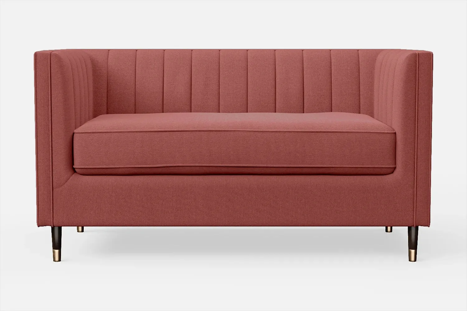 Tivoli 2 Seater Sofa Rose Pink Linen Fabric