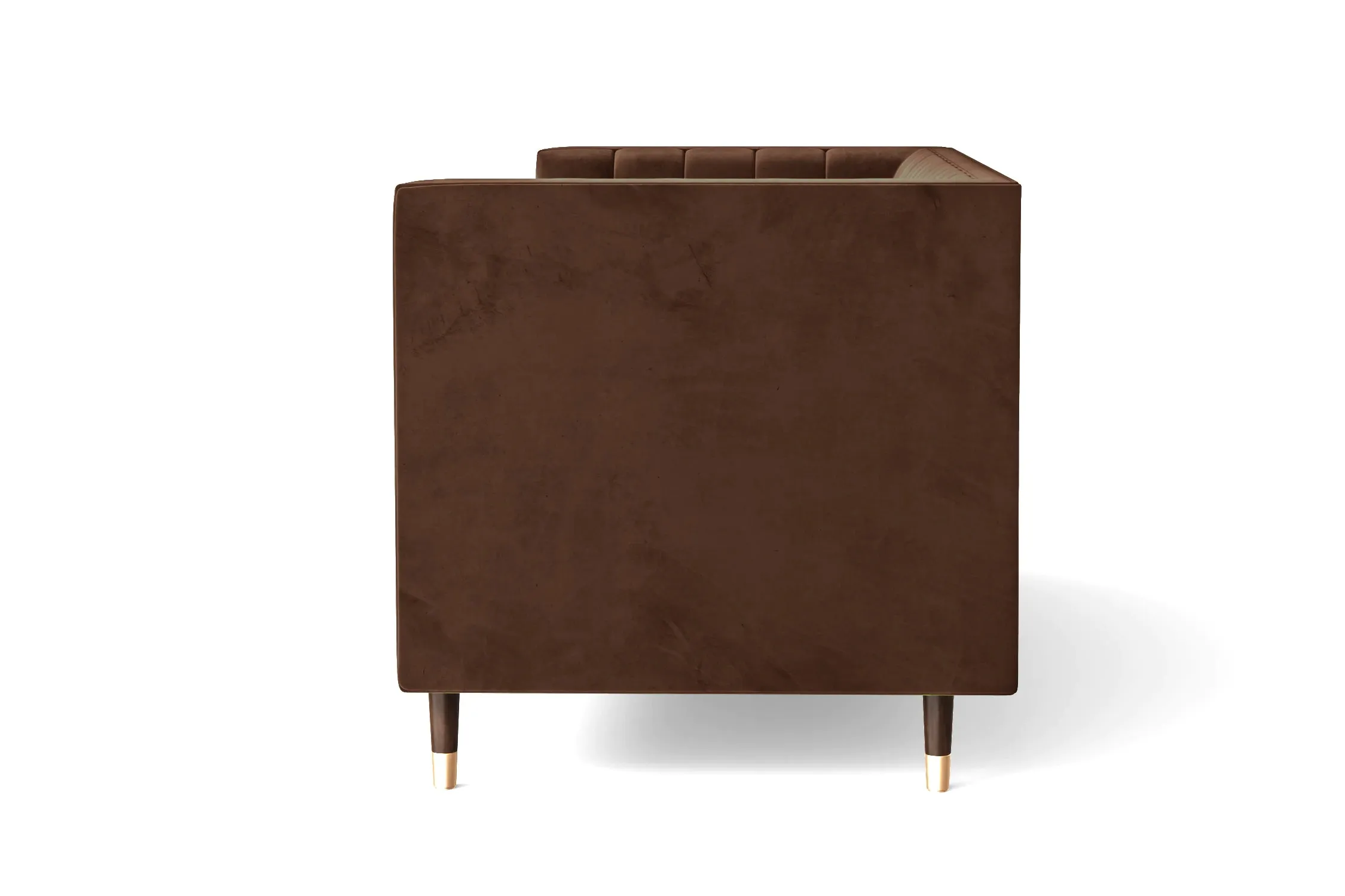 Tivoli Armchair Coffee Brown Velvet