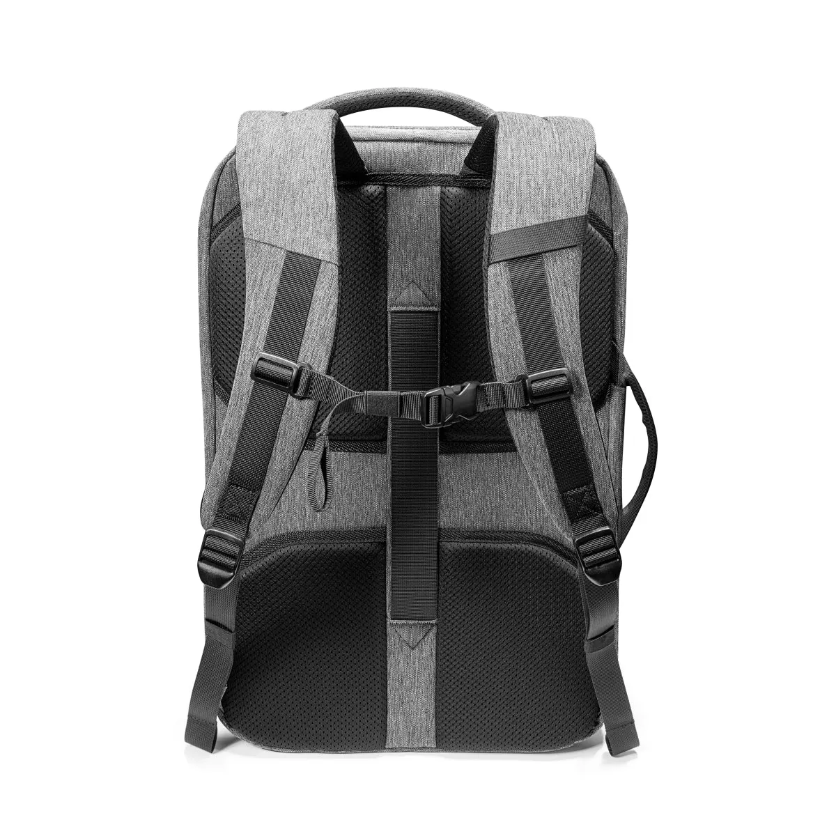 Tomtoc 40L Travel Backpack | TSA-Approved Carry-On, Water-Resistant Weekender for 17.3" Laptop, Black & Gray