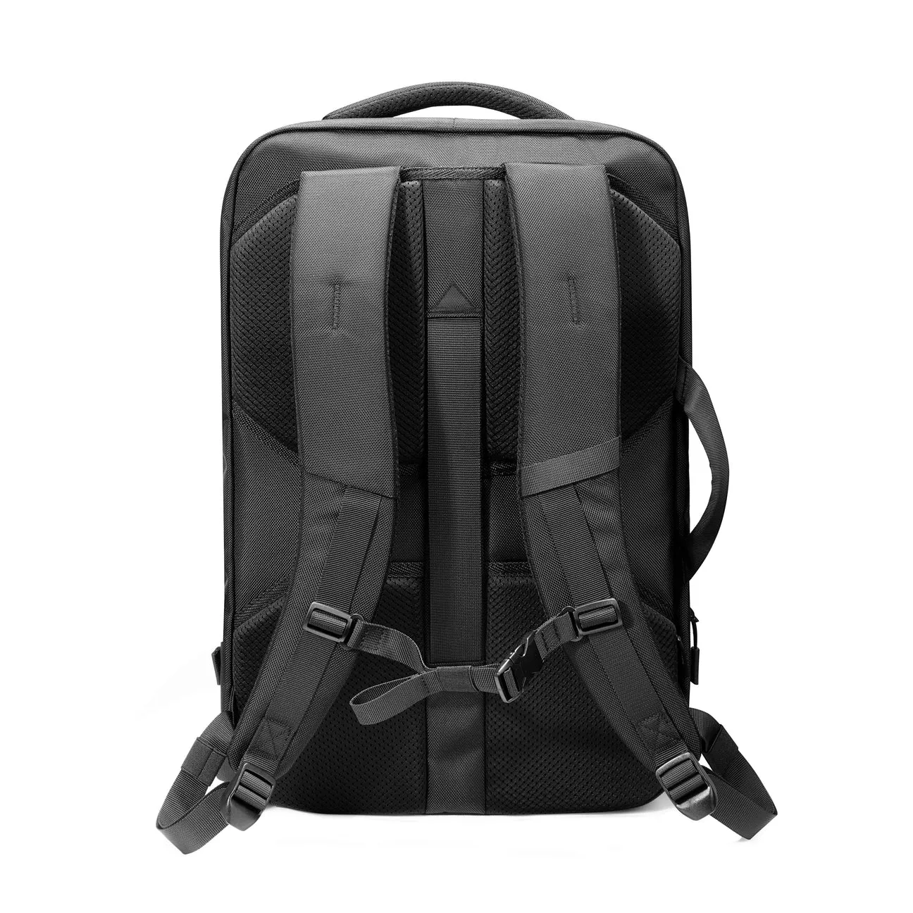 Tomtoc 40L Travel Backpack | TSA-Approved Carry-On, Water-Resistant Weekender for 17.3" Laptop, Black & Gray