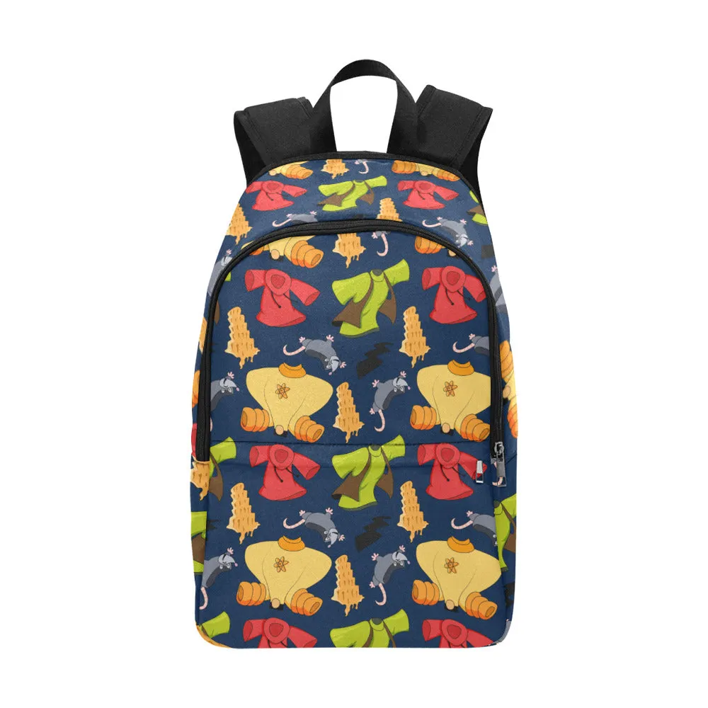 Tower Of Cheeza Fabric Backpack