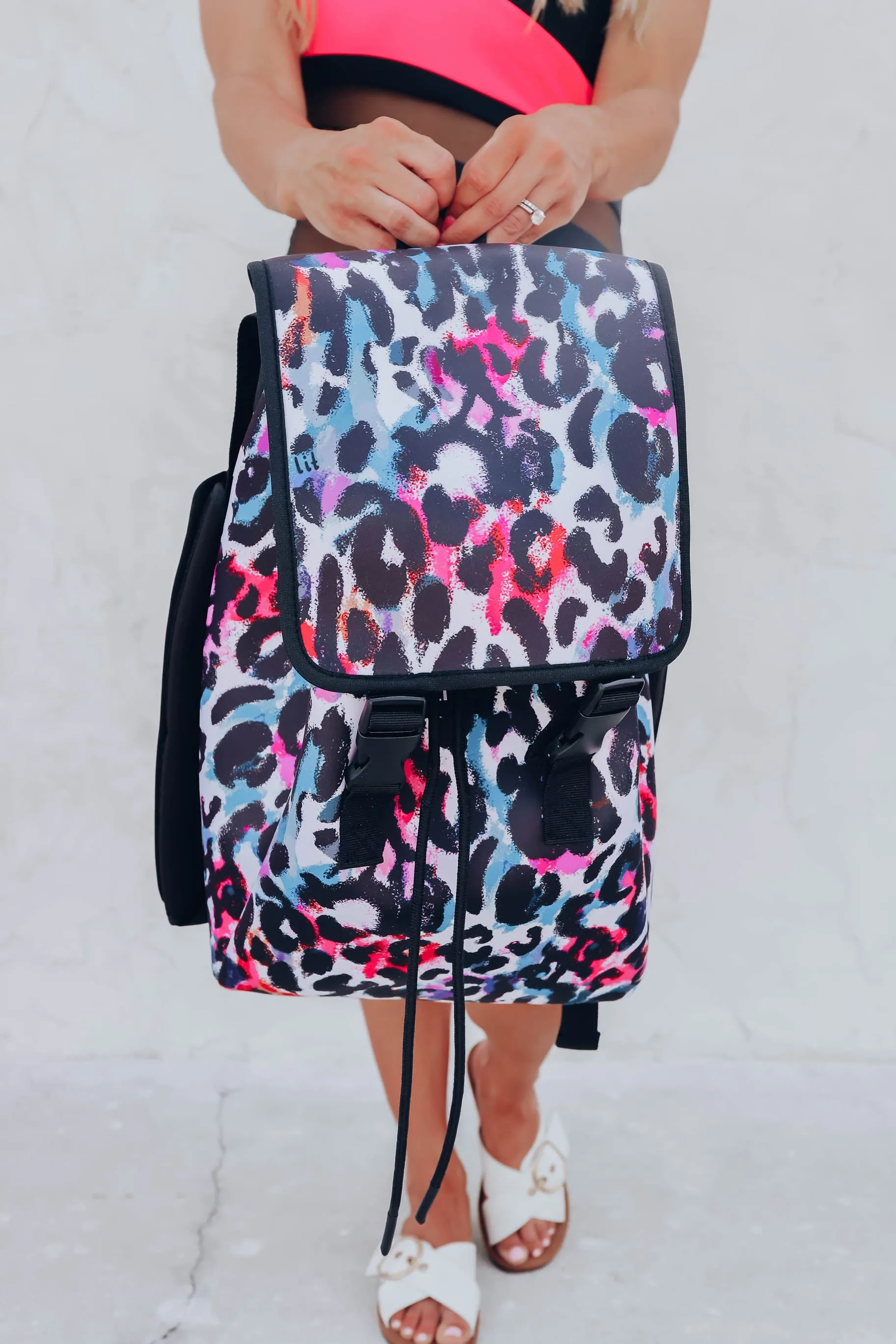 Watercolor Leopard Backpack