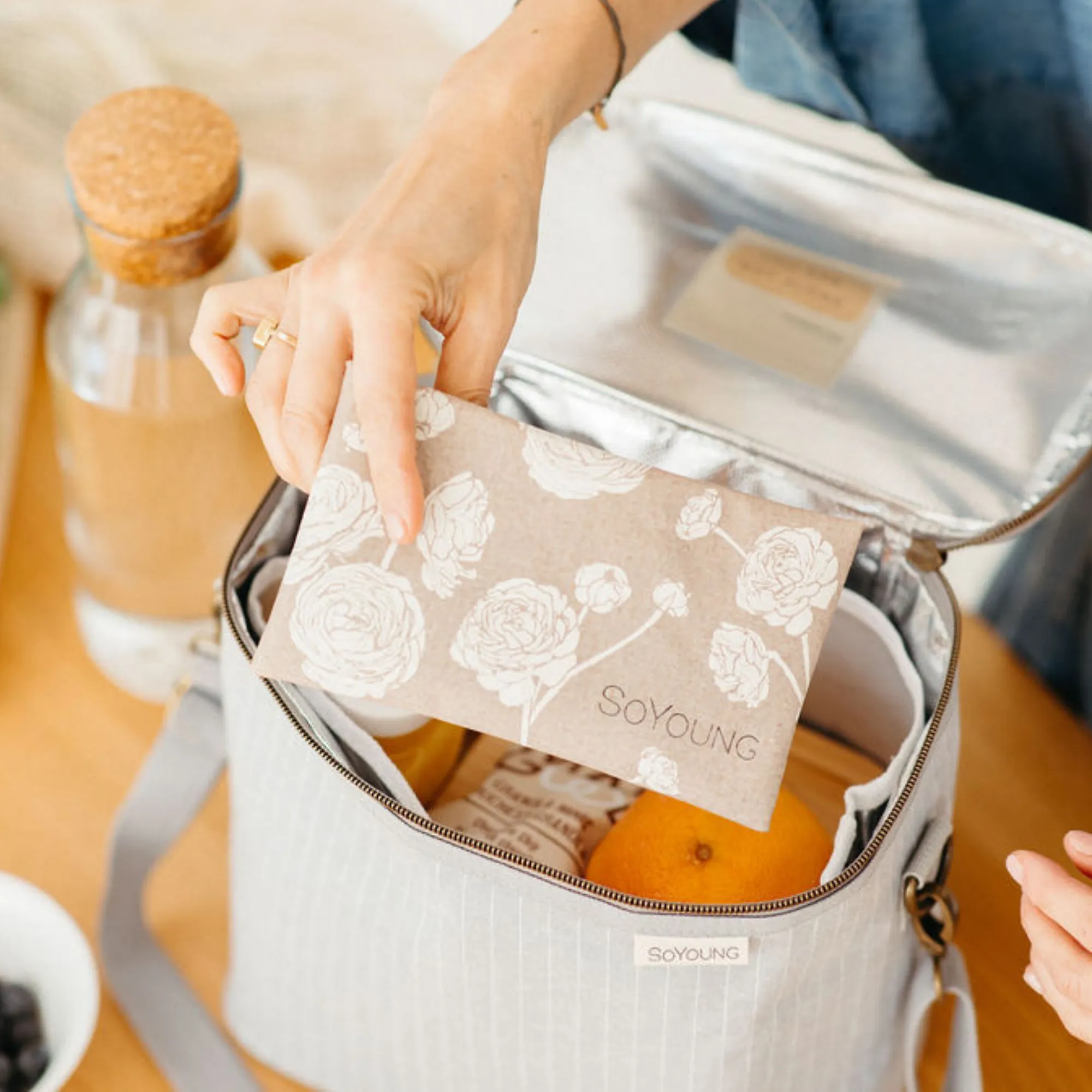 White Peonies Ice Pack